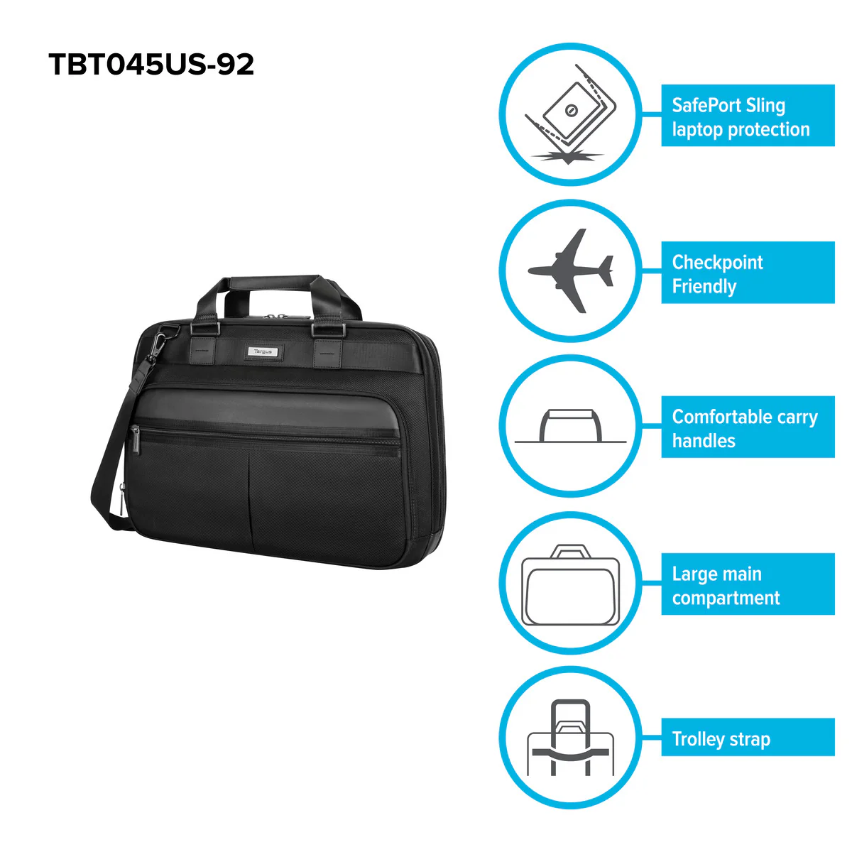 15-16" Mobile Elite Checkpoint-Friendly Briefcase - Image 10